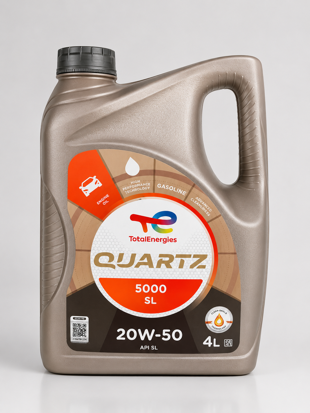 TotalEnergies Quartz 5000 SL 20W-50 Engine Oil 4L